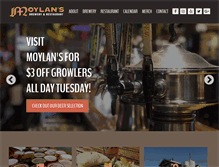 Tablet Screenshot of moylans.com